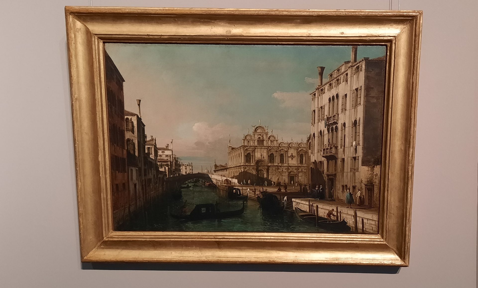 Rio dei Mendicanti and the Scuola Grande di San Marco (ca. 1740) by Bernardo Bellotto, Gallerie Accademia, Venice - 01.jpg